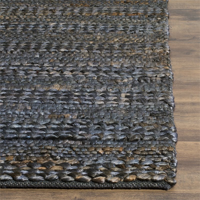 Safavieh Natural Fiber 3' x 5' Hand Woven Jute Rug in Gray