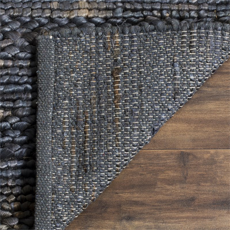 Safavieh Natural Fiber 3' x 5' Hand Woven Jute Rug in Gray