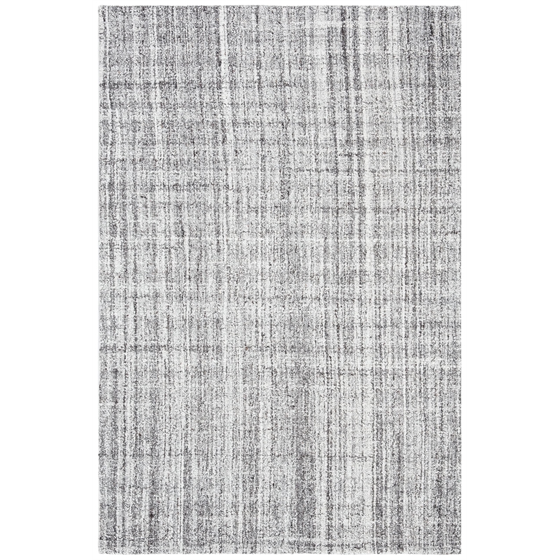 Safavieh Abstract 4' x 6' Hand Tufted Rug in Gray and Black