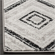 Safavieh Skyler 4' Square Rug in Gray and Black