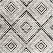 Safavieh Skyler 4' Square Rug in Gray and Black