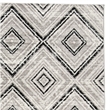 Safavieh Skyler 4' Square Rug in Gray and Black