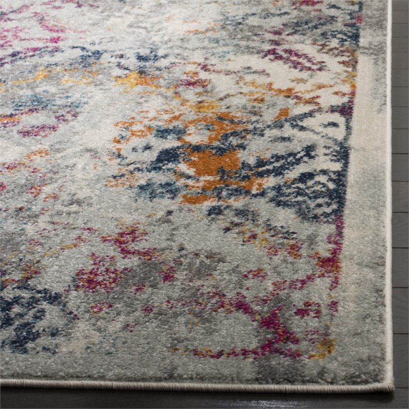 Safavieh Madison 9' x 12' Rug in Gray and Blue