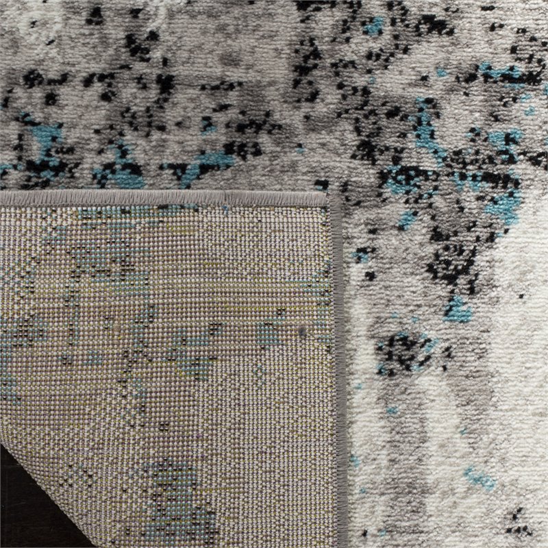Safavieh Skyler 2' x 10' Runner Rug in Gray and Blue