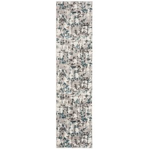 Safavieh Skyler 2' x 6' Runner Rug in Gray and Blue
