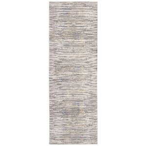 Safavieh Meadow 2'7&quot x 8' Runner Rug in Gray and Gold
