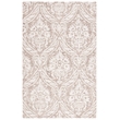 Safavieh Abstract 5' x 8' Hand Tufted Wool Rug in Gray and Ivory