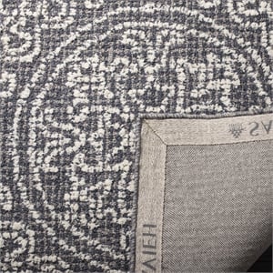 Safavieh Abstract 5' x 8' Hand Tufted Wool Rug in Gray and Ivory