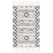 Safavieh Kenya 3' x 5' Hand Knotted Wool Rug in Gray and Ivory