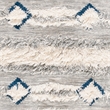 Safavieh Kenya 3' x 5' Hand Knotted Wool Rug in Gray and Ivory