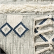 Safavieh Kenya 3' x 5' Hand Knotted Wool Rug in Gray and Ivory
