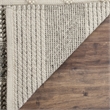 Safavieh Natura 8' Square Hand Woven Wool Rug in Gray and Ivory