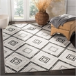 Safavieh Skyler 3' x 5' Rug in Gray and Ivory