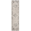 Safavieh Skyler 2' x 10' Runner Rug in Gray and Ivory