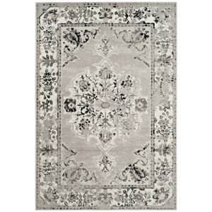 Safavieh Skyler 2' x 4' Rug in Gray and Ivory