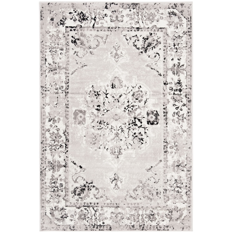 Safavieh Skyler 3' x 5' Rug in Gray and Ivory