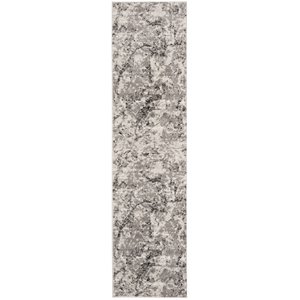 Safavieh Skyler 2' x 10' Runner Rug in Gray and Ivory