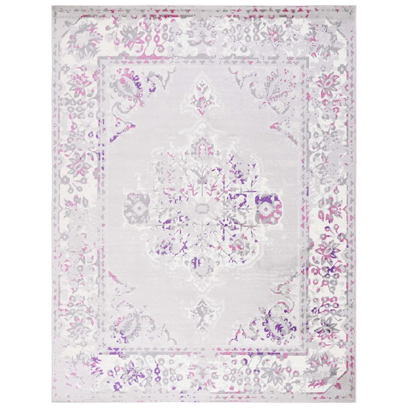 Safavieh Skyler 6' x 9' Rug in Gray and Pink