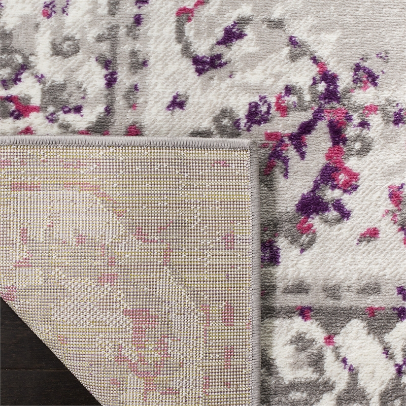 Safavieh Skyler 6' x 9' Rug in Gray and Pink