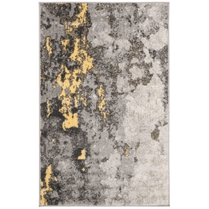 Safavieh Adirondack 2'6&quot x 4' Rug in Gray and Yellow
