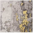 Safavieh Adirondack 8' Square Rug in Gray and Yellow