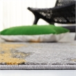 Safavieh Adirondack 8' Square Rug in Gray and Yellow