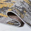 Safavieh Adirondack 8' Square Rug in Gray and Yellow