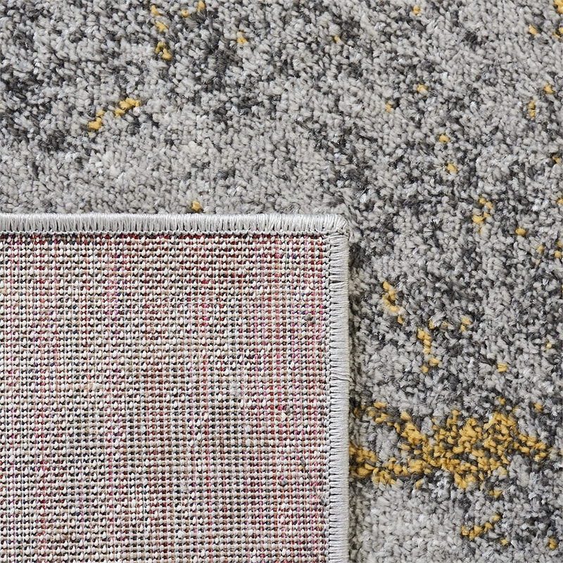 Safavieh Adirondack 8' Square Rug in Gray and Yellow