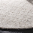 Safavieh Abstract 6' Round Hand Tufted Rug in Ivory and Beige