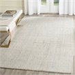 Safavieh Abstract 6' Square Hand Tufted Rug in Ivory and Beige