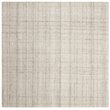 Safavieh Abstract 6' Square Hand Tufted Rug in Ivory and Beige