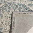 Safavieh Abstract 6' Round Hand Tufted Wool Rug in Ivory and Blue