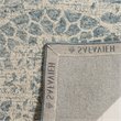 Safavieh Abstract 6' Square Hand Tufted Wool Rug in Ivory and Blue