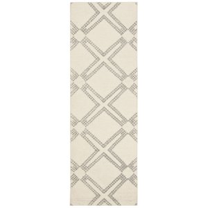 Safavieh Bellagio 2'3&quot x 7' Hand Tufted Wool Runner Rug in Ivory