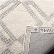 Safavieh Bellagio 5' x 8' Hand Tufted Wool Rug in Ivory and Gray