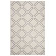 Safavieh Bellagio 5' x 8' Hand Tufted Wool Rug in Ivory and Gray