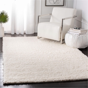Safavieh Madrid 6'7&quot Square Shag Rug in Ivory