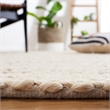 Safavieh Natural Fiber 10' x 14' Hand Woven Jute Rug in Ivory