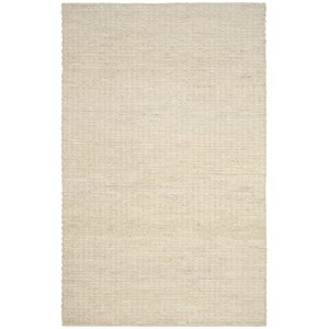 Safavieh Natural Fiber 10' x 14' Hand Woven Jute Rug in Ivory