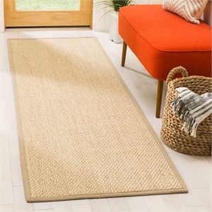 Safavieh Natural Fiber 9' x 12' Rug in Ivory and Beige