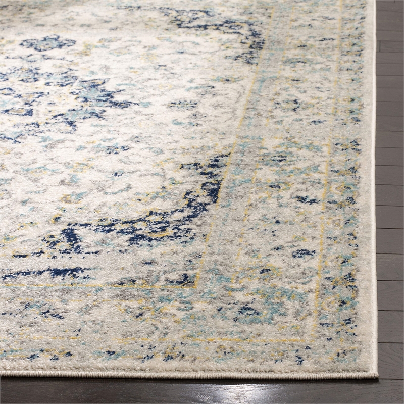 Safavieh Madison 6' x 9' Rug in Ivory and Blue