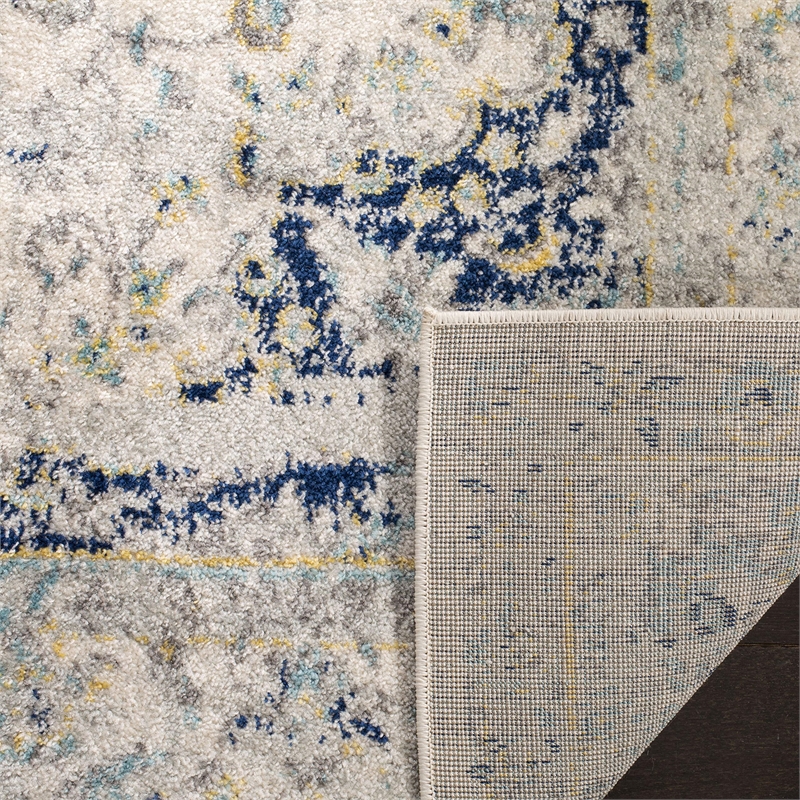 Safavieh Madison 6' x 9' Rug in Ivory and Blue
