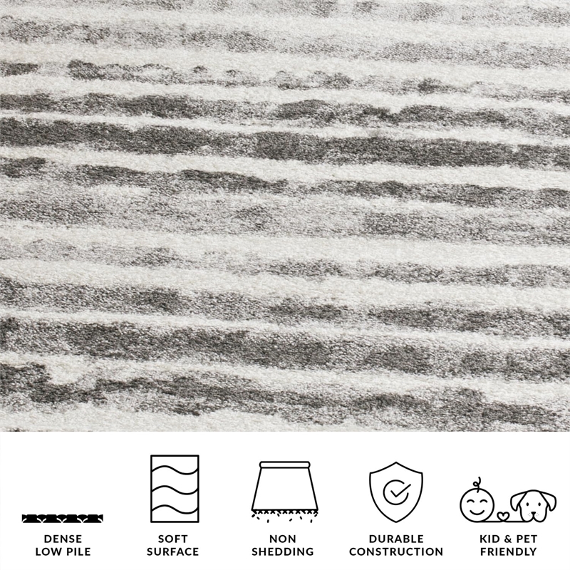 Safavieh Adirondack 10' x 14' Rug in Ivory and Charcoal