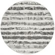 Safavieh Adirondack 8' Round Rug in Ivory and Charcoal