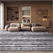 Safavieh Adirondack 8' Square Rug in Ivory and Charcoal