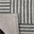 Safavieh Abstract 5' x 8' Hand Tufted Rug in Ivory and Dark Gray