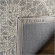 Safavieh Abstract 5' x 8' Hand Tufted Wool Rug in Ivory and Gray