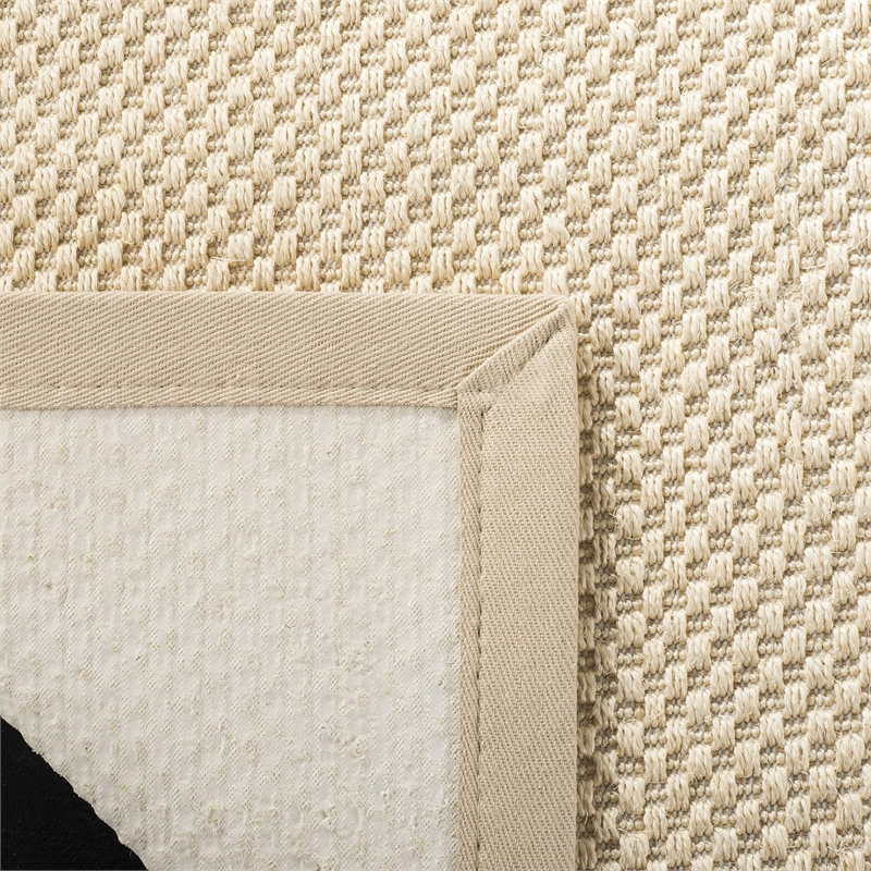 Safavieh Natural Fiber 9' x 12' Rug in Ivory and Light Beige