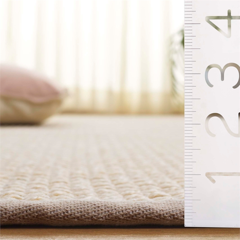 Safavieh Natural Fiber 9' x 12' Rug in Ivory and Light Beige