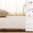 Safavieh Natural Fiber 9' x 12' Rug in Ivory and Light Beige